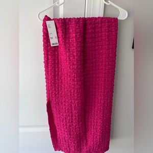 NWT pink midi skirt